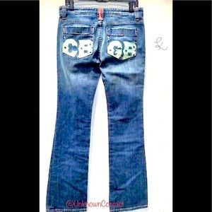 🎵🤟🏼CBGB LIGHT WASH DENIM FLARES🤟🏼🖤